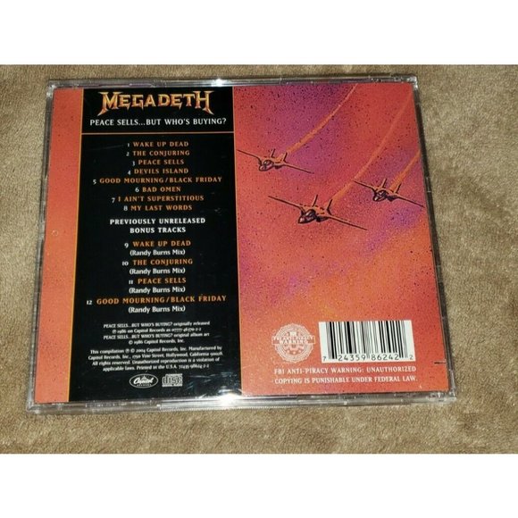 MEGADETH cd PEACE SELLS BUT WHO'S BUYING remixed and remastered edition - Picture 4 of 8